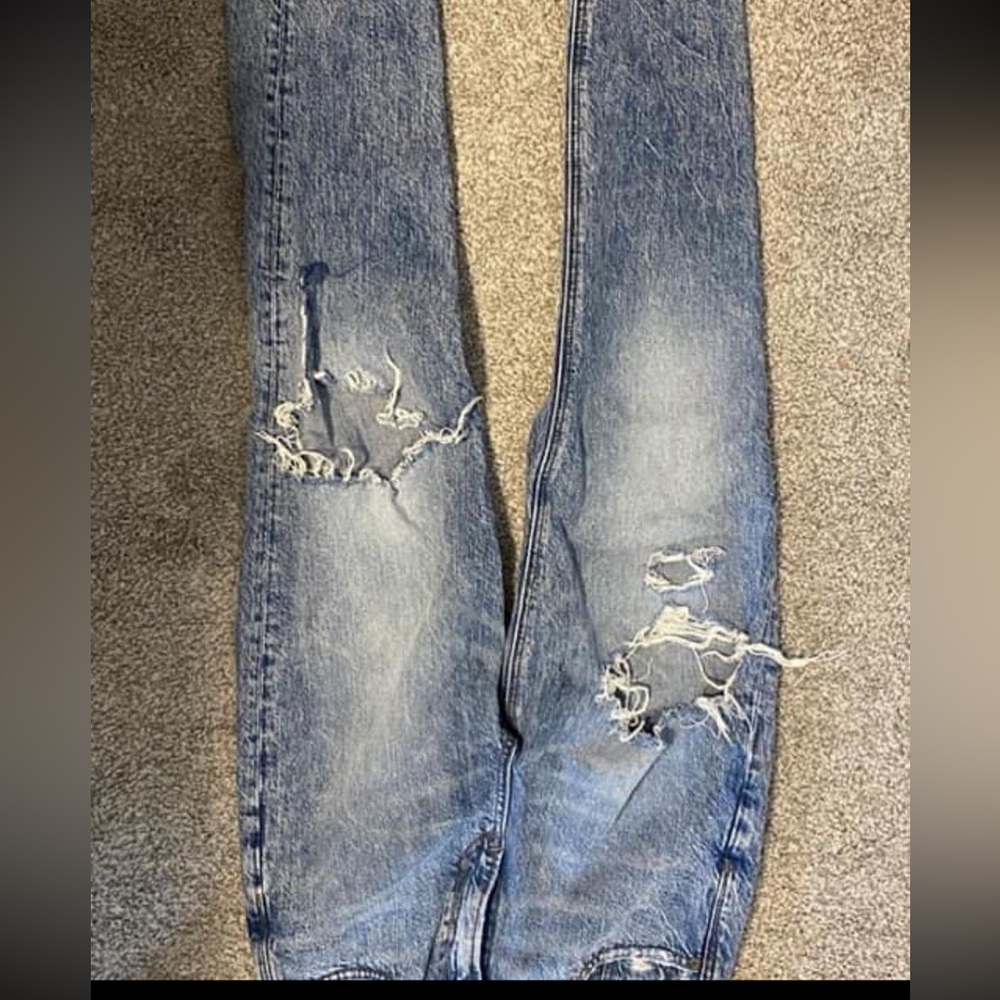Mom jeans worn 1x